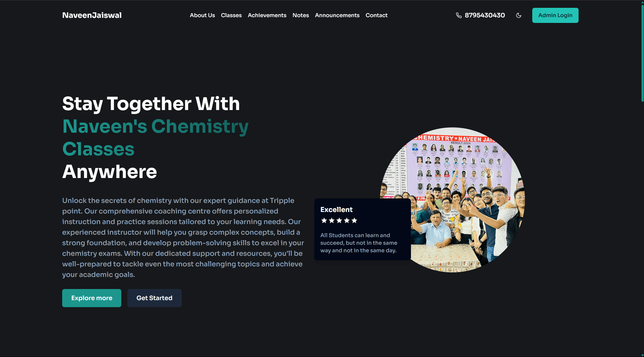 Naveen's Chemistry Classes